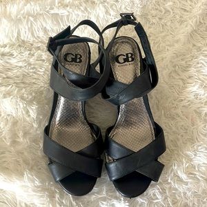 Black Gianni Bini Wedges size 9.5